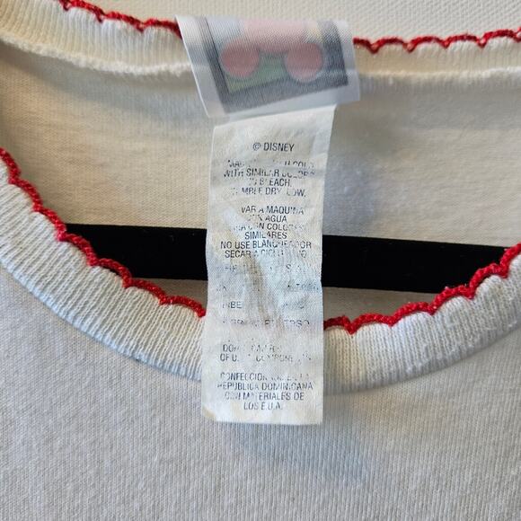 Vintage [Read/Flaw] 90s Disney Mickey Fresh Picked Sleepshirt One Size - Picture 4 of 10